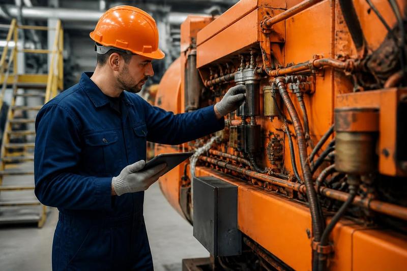 Conveyor maintenance workflow