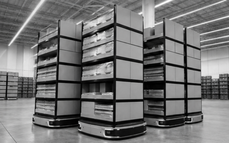 Shelf-to-person robots for warehouse automation and order fulfilment