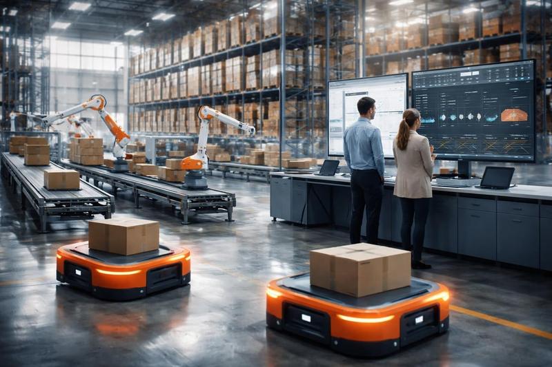 Warehouse automation system layers