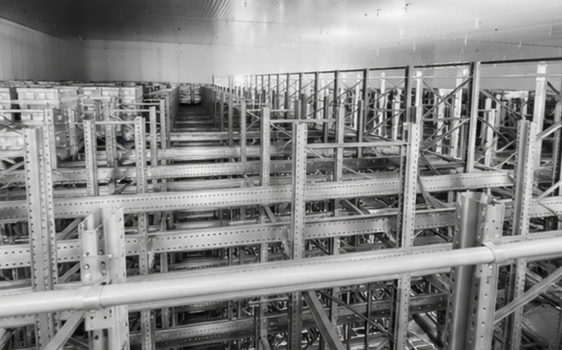 High-density shuttle system for intralogistics automation