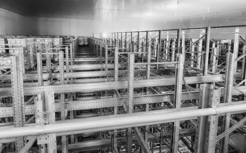 High-density shuttle system for intralogistics automation