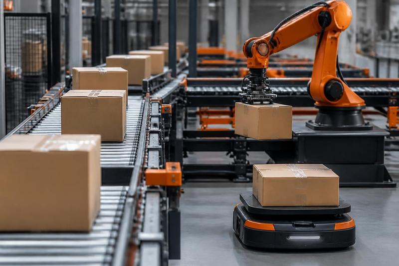 Conveyor and robotics integration workflow