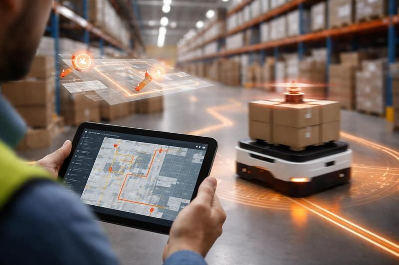 Warehouse AMR navigation technology