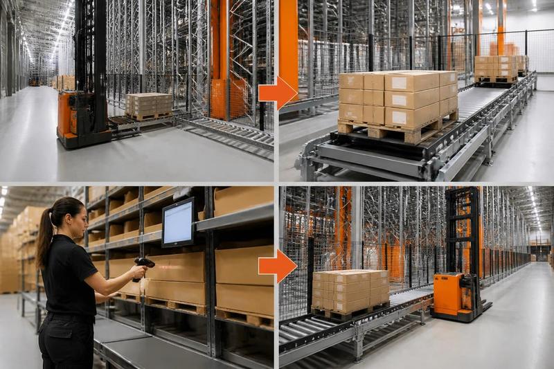 Goods-to-person automation workflow