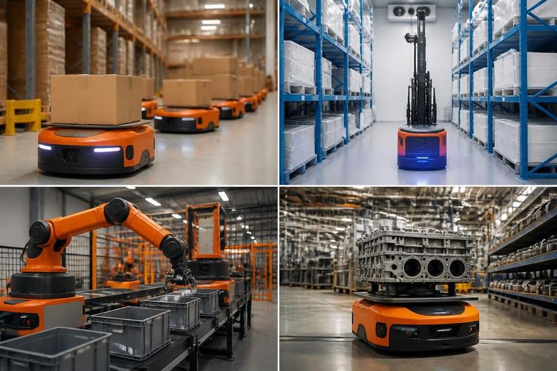 Industry applications of work robots