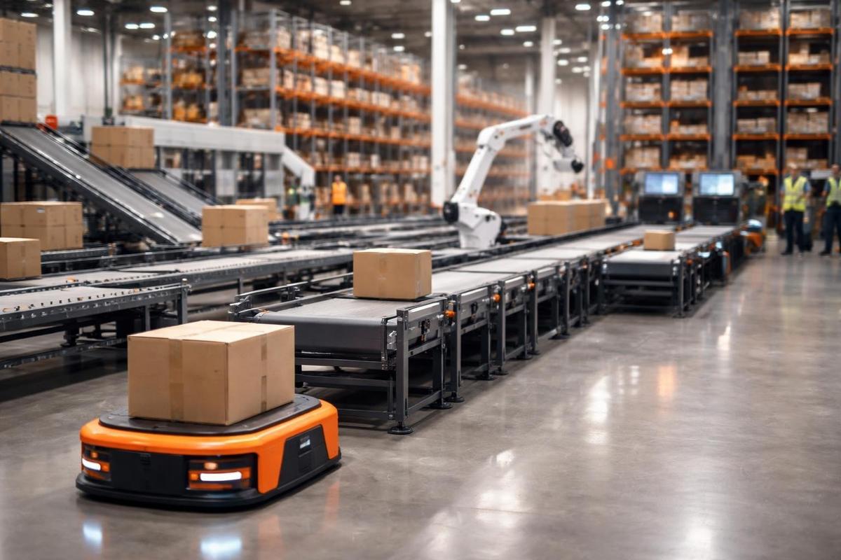 fully automated warehouse