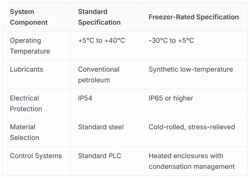 Automated Storage and Retrieval Systems for Cold Environments