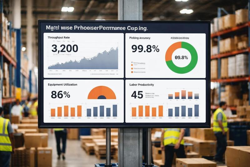 Warehouse KPI dashboard