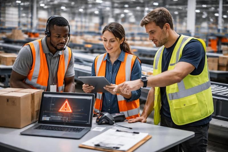 Automation exception handling workflow