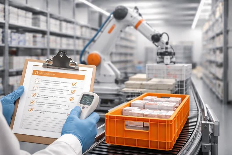 Pharmaceutical warehouse automation