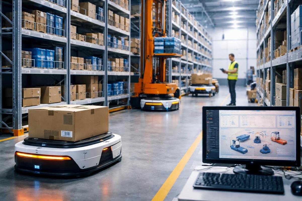 automated warehouse racking system