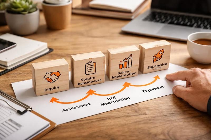 Automation business customer journey