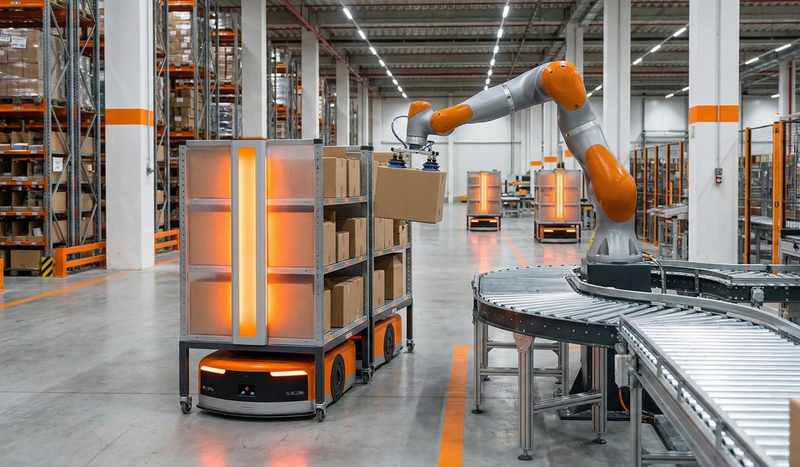 Robot Arm Picking Station