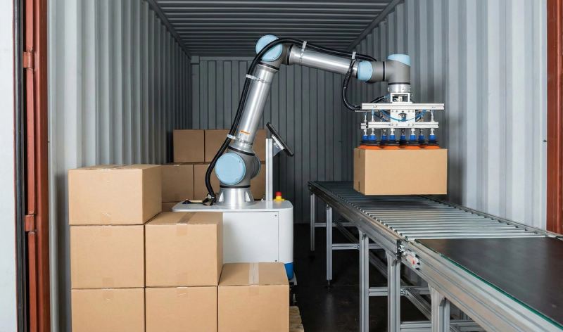 look at a chaotic wall of boxes