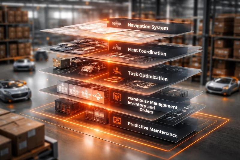 Warehouse robotics software architecture