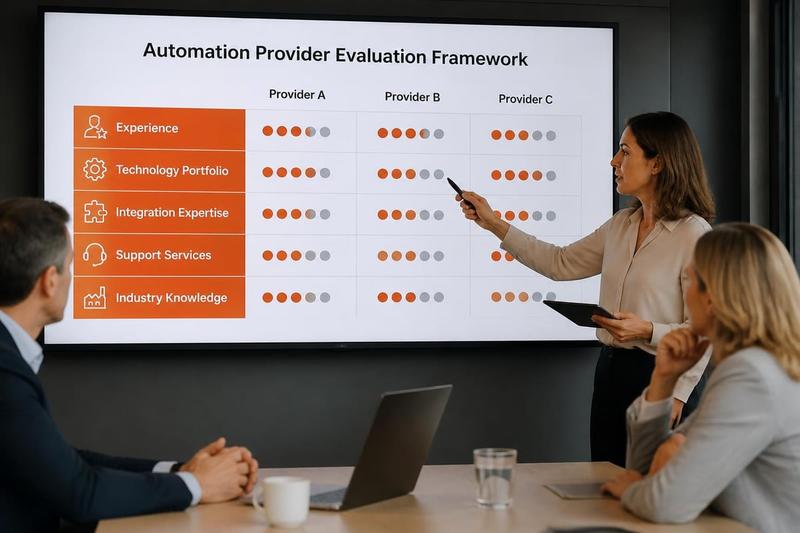 Automation partner selection criteria