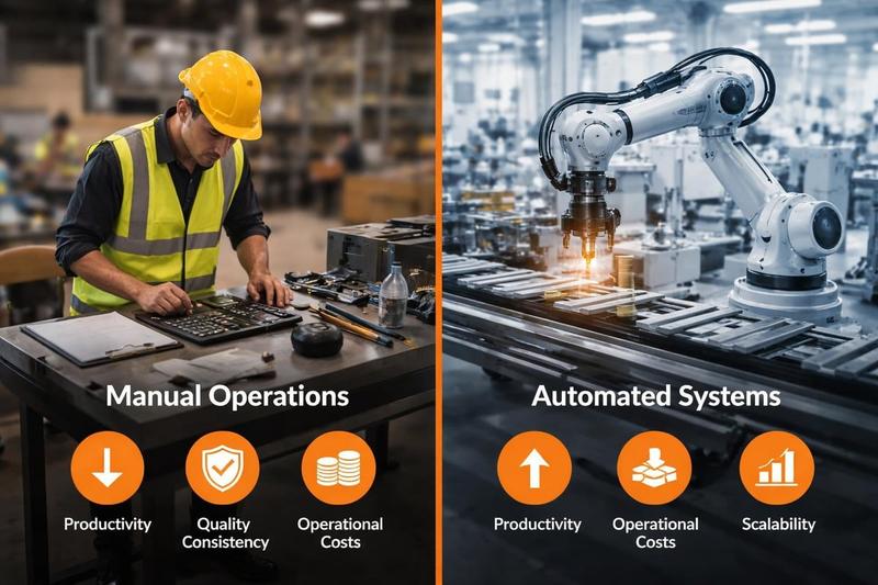 Manufacturing automation benefits