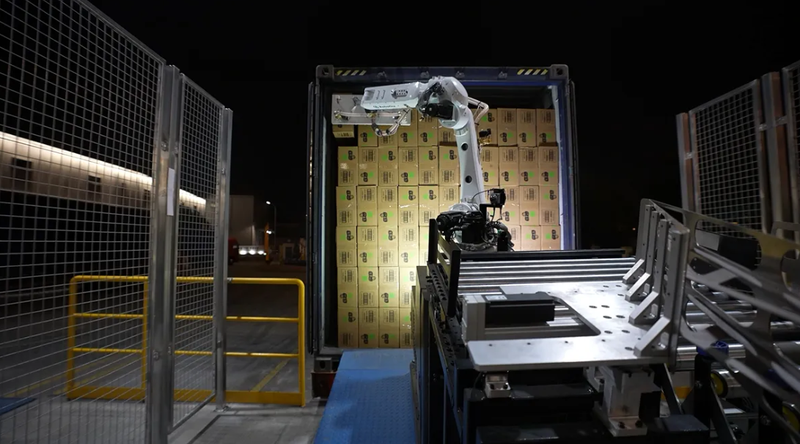 the trailer and the dock