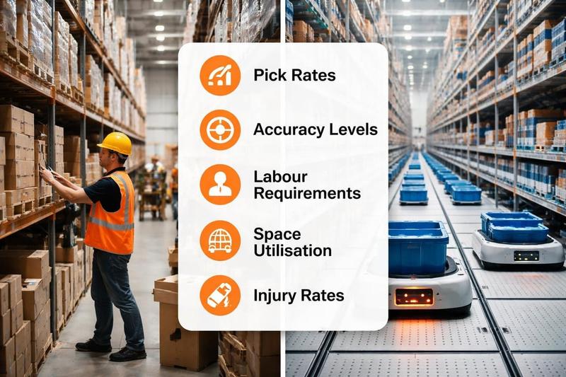 Warehouse productivity metrics