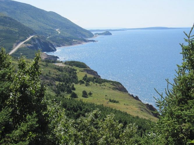 Road along the Cabot Trail