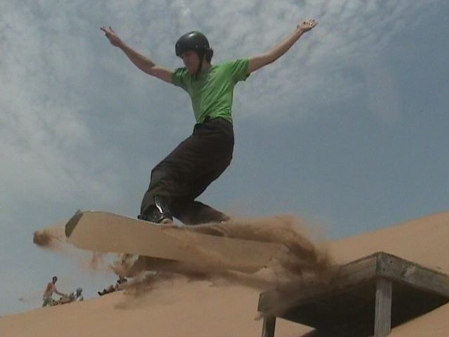 You wouldn\'t know it, but I didn\'t land this jump.
