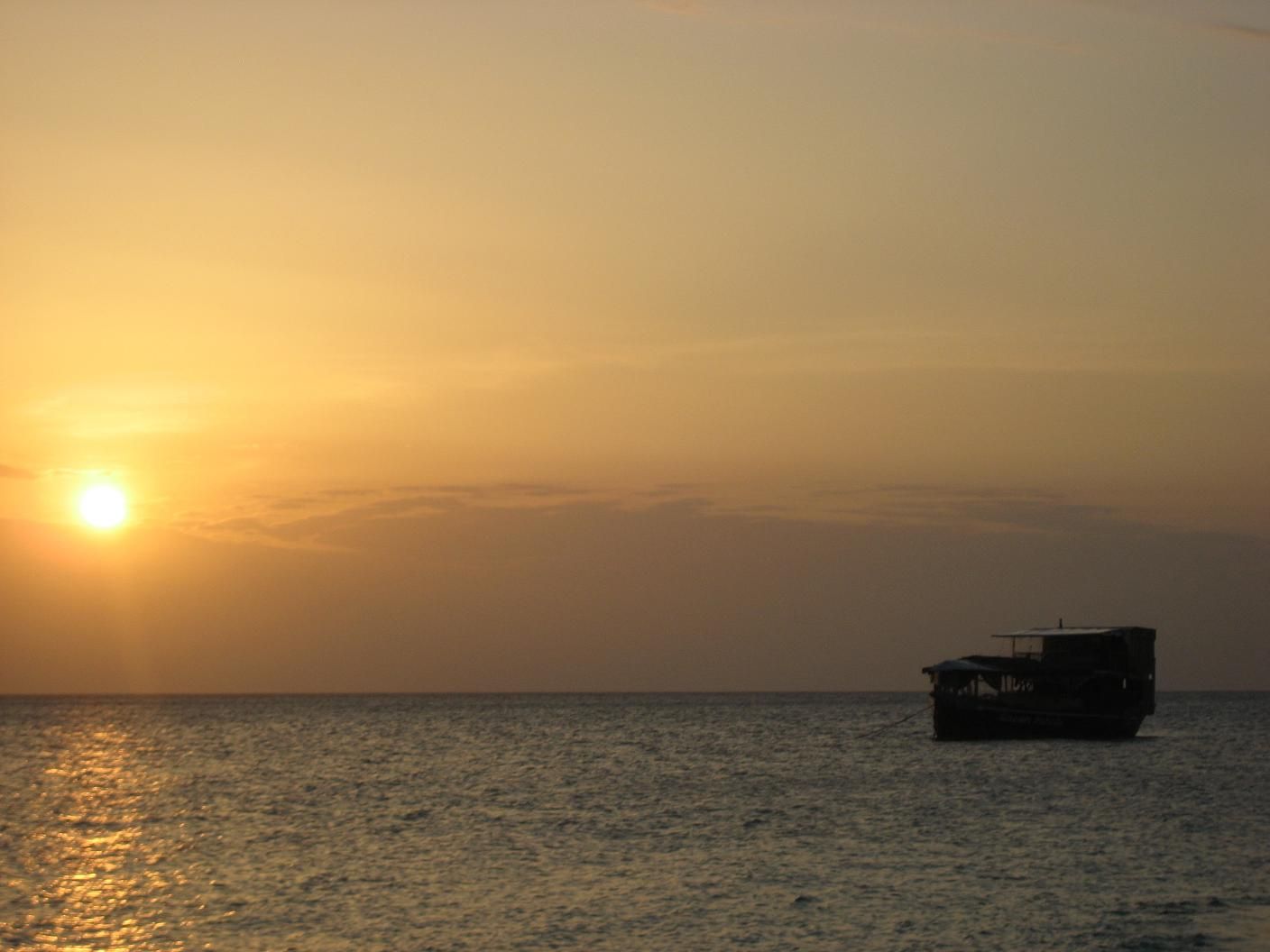 Sunset over Zanzibar