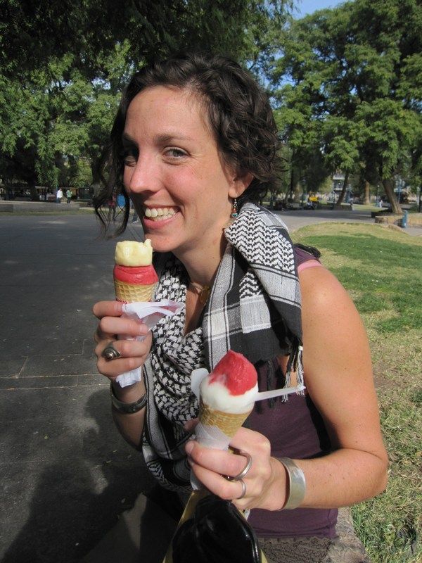 Wrapping up the last days w/a little ice cream.