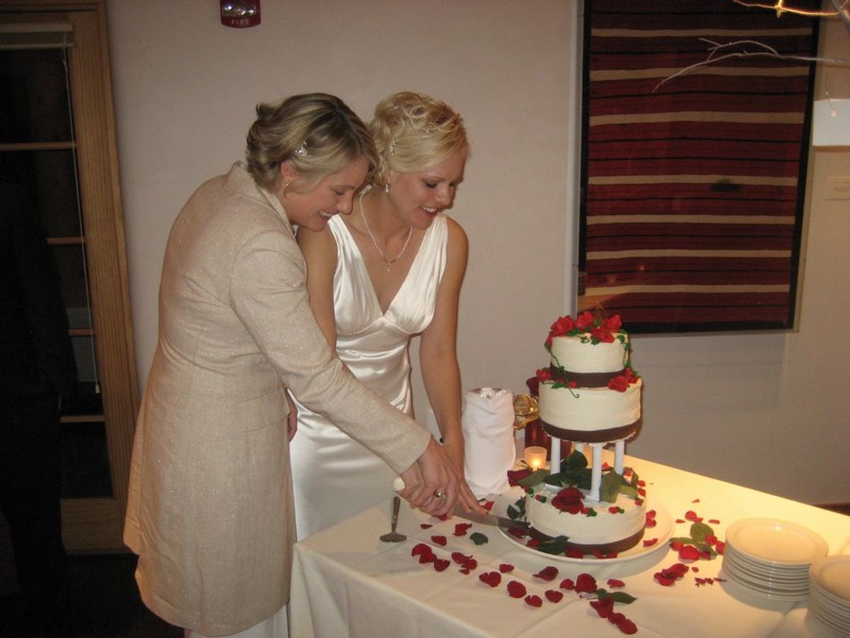 The happy couple