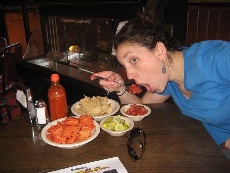 Erin Eating Food