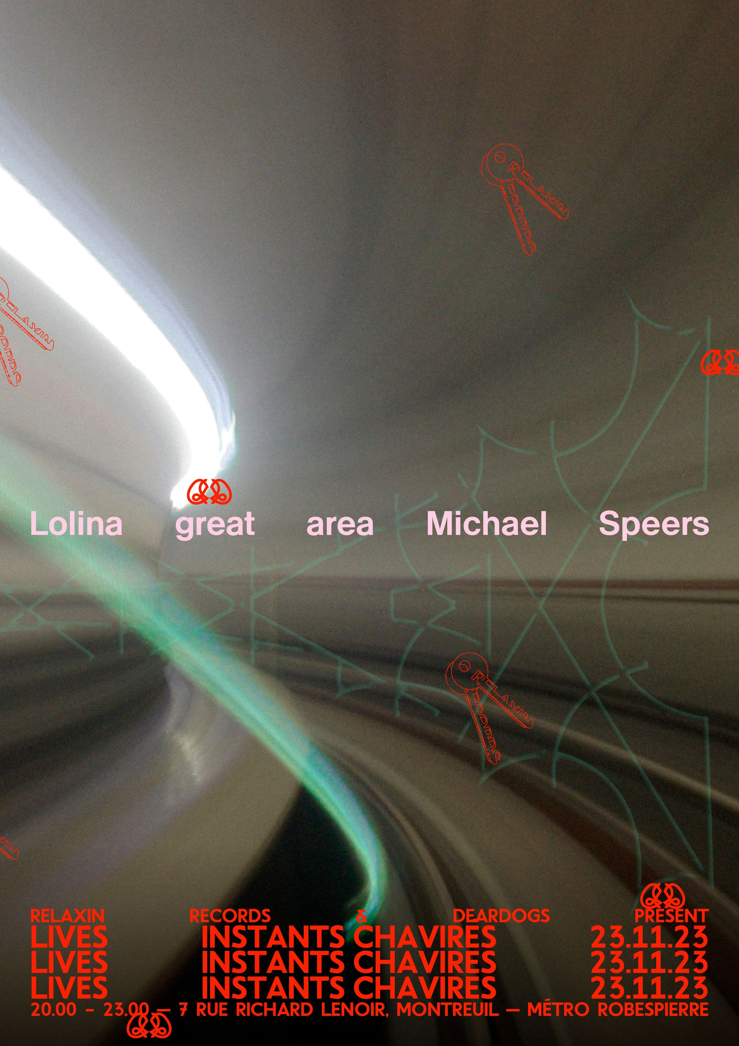 lolina, great area, michael speers