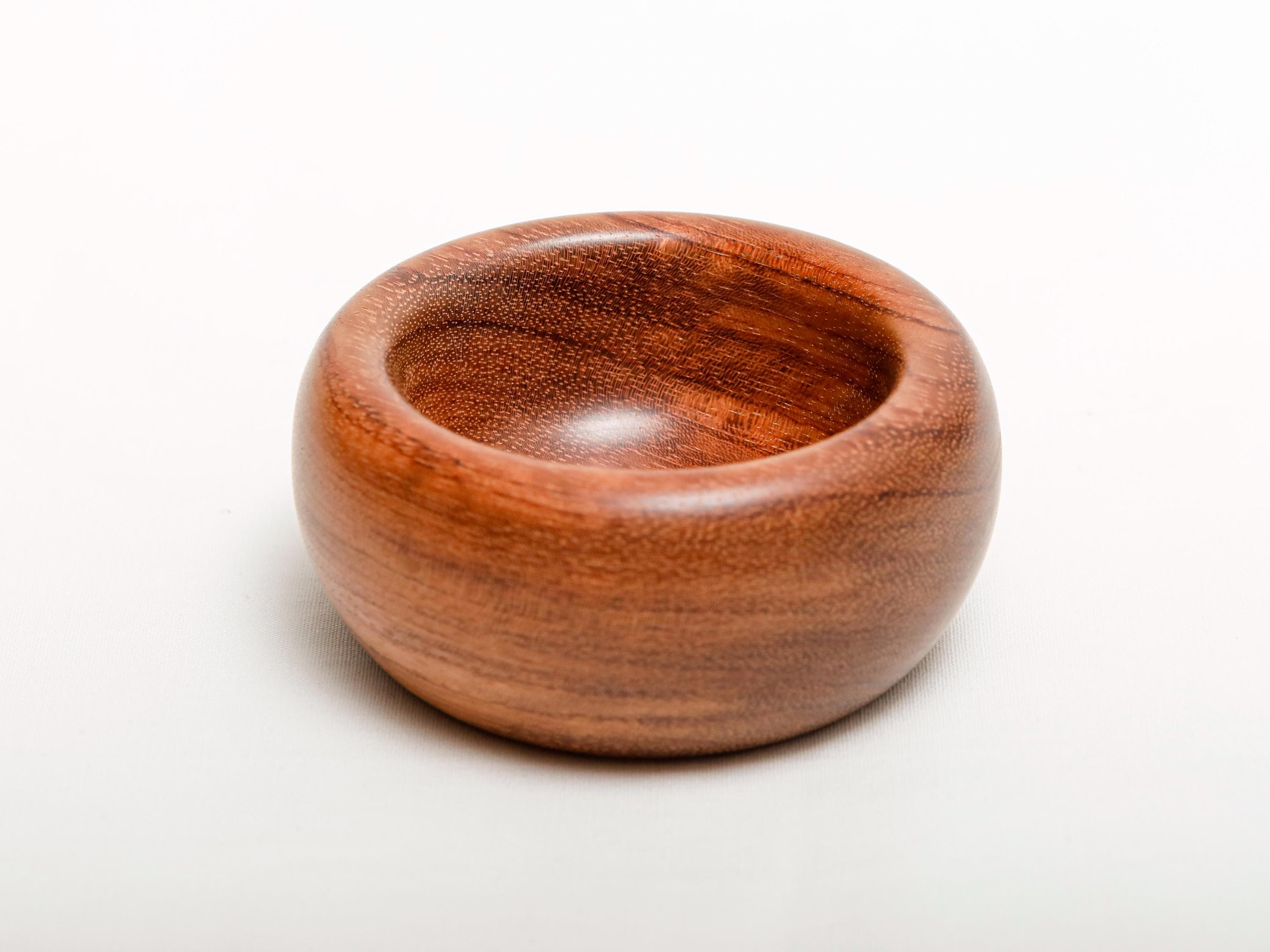 Gedrechselte Holzschale aus Palisander