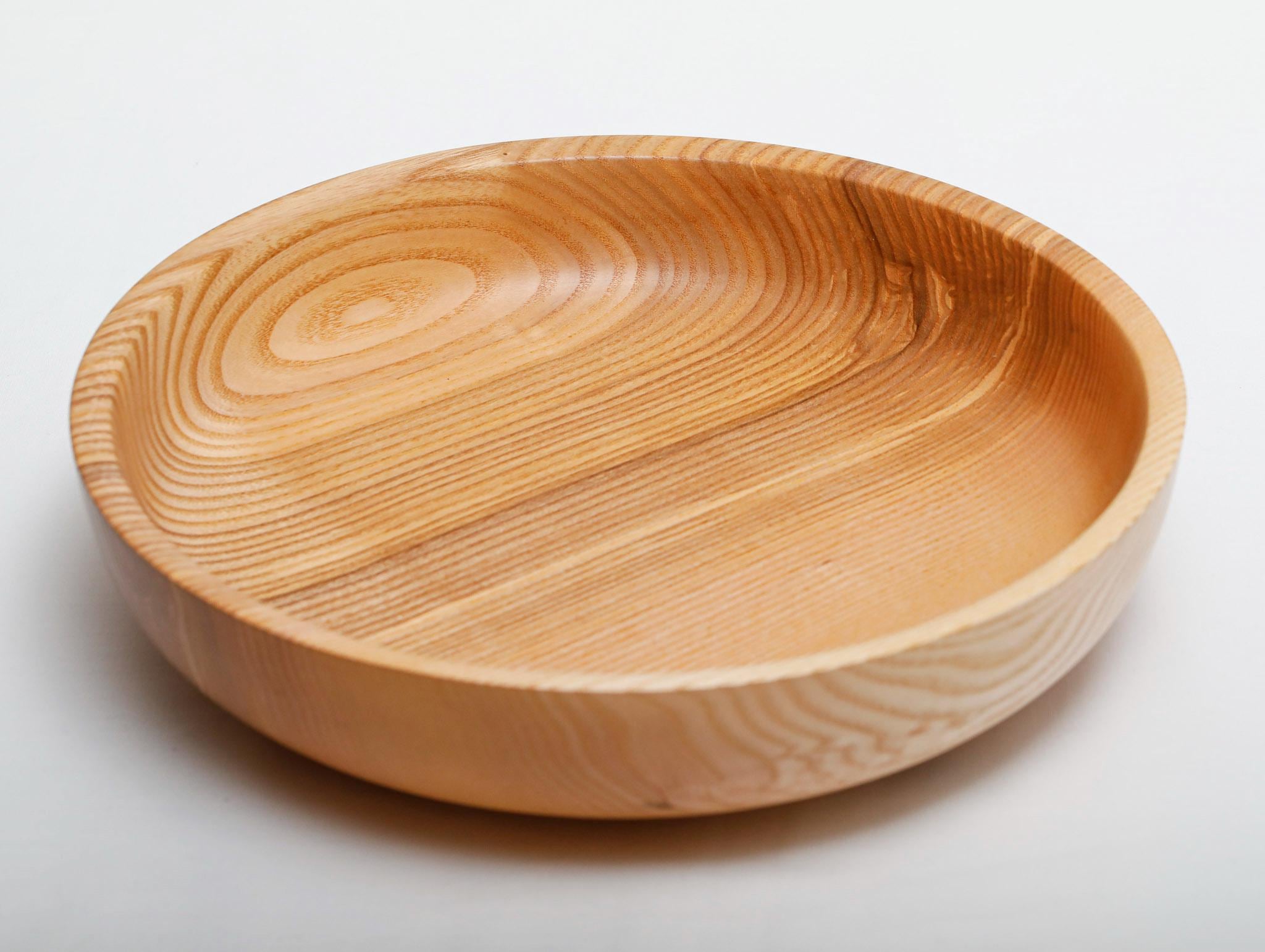 Gedrechselte Holzschale aus Esche