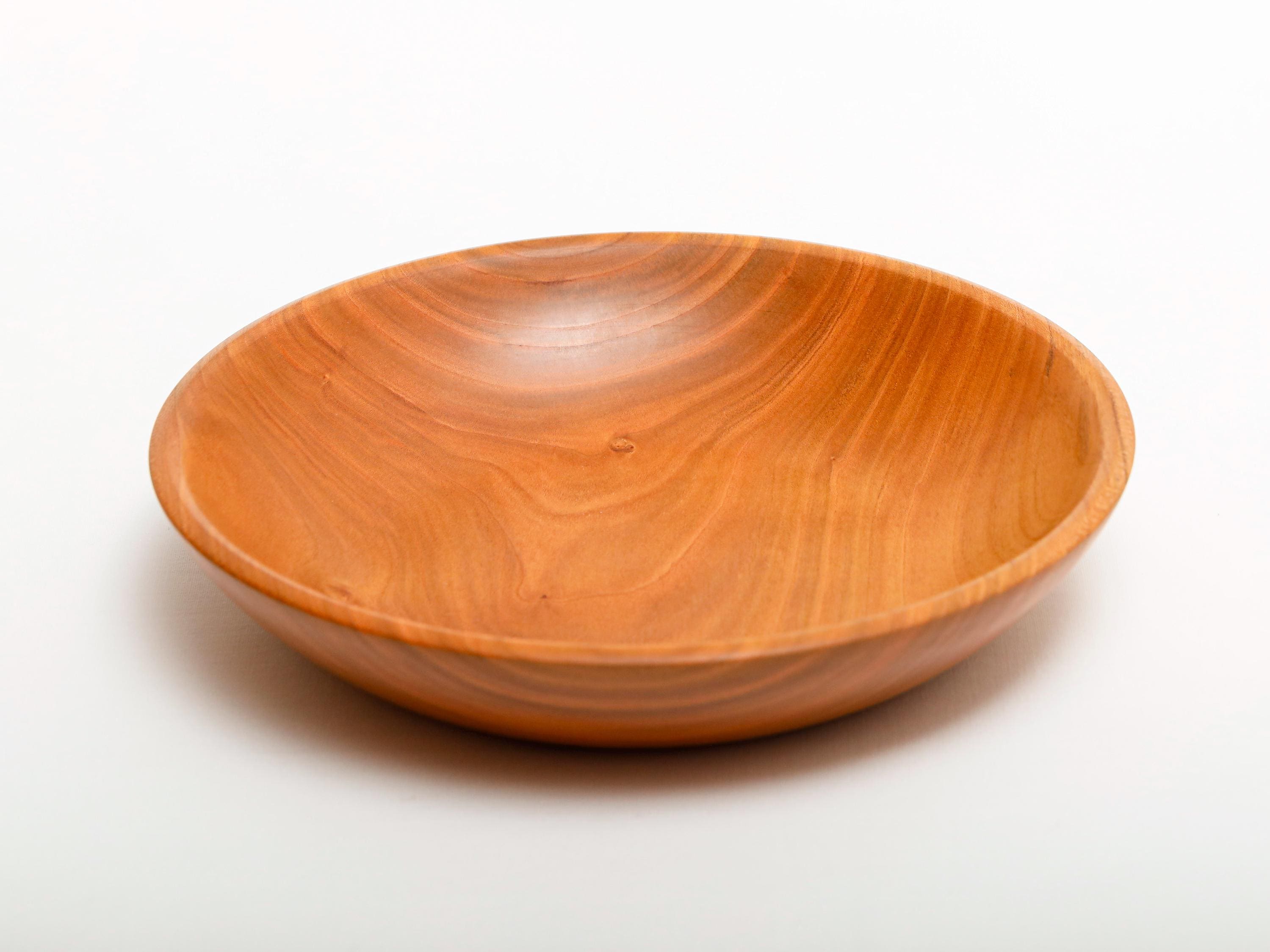 Gedrechselte Holzschale aus Kirschholz