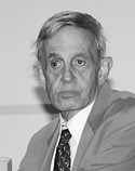 Portrait of John Forbes Nash Jr, Nobel Prize-winning mathematician