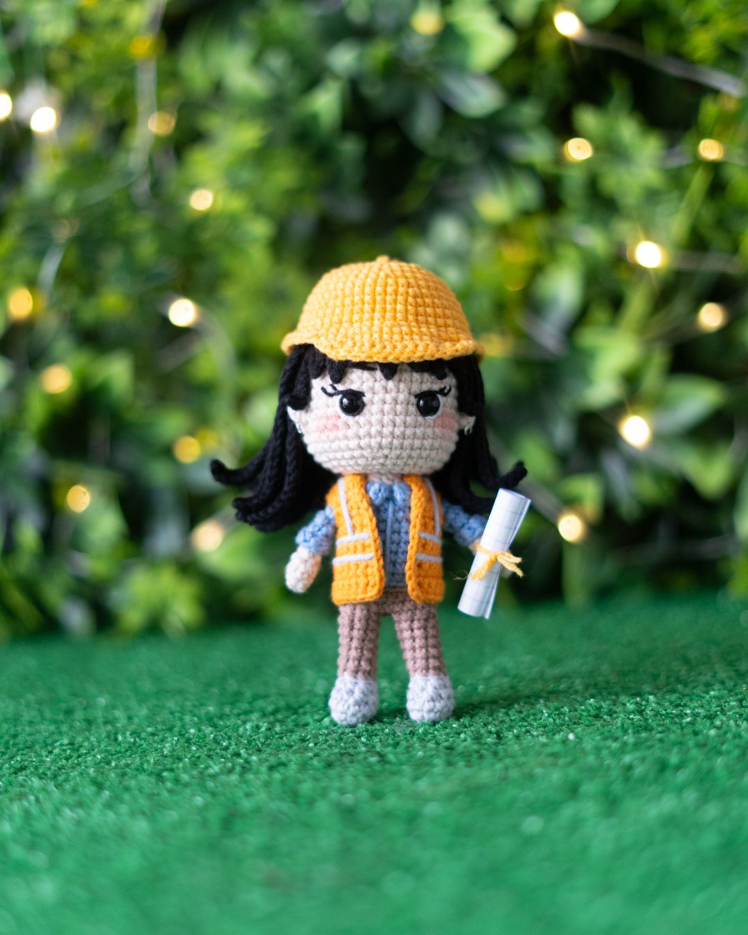 Engineer - Female Engineer crochet pattern - Amigrumi Doll PDF