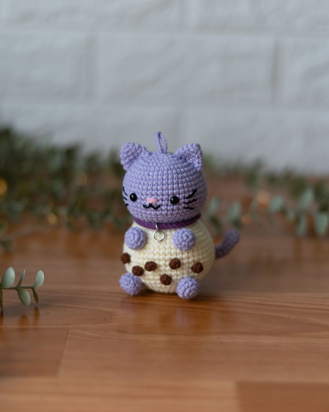 Chibi Boba Cat - Bubble Tea Cat crochet pattern - Amigrumi Doll PDF