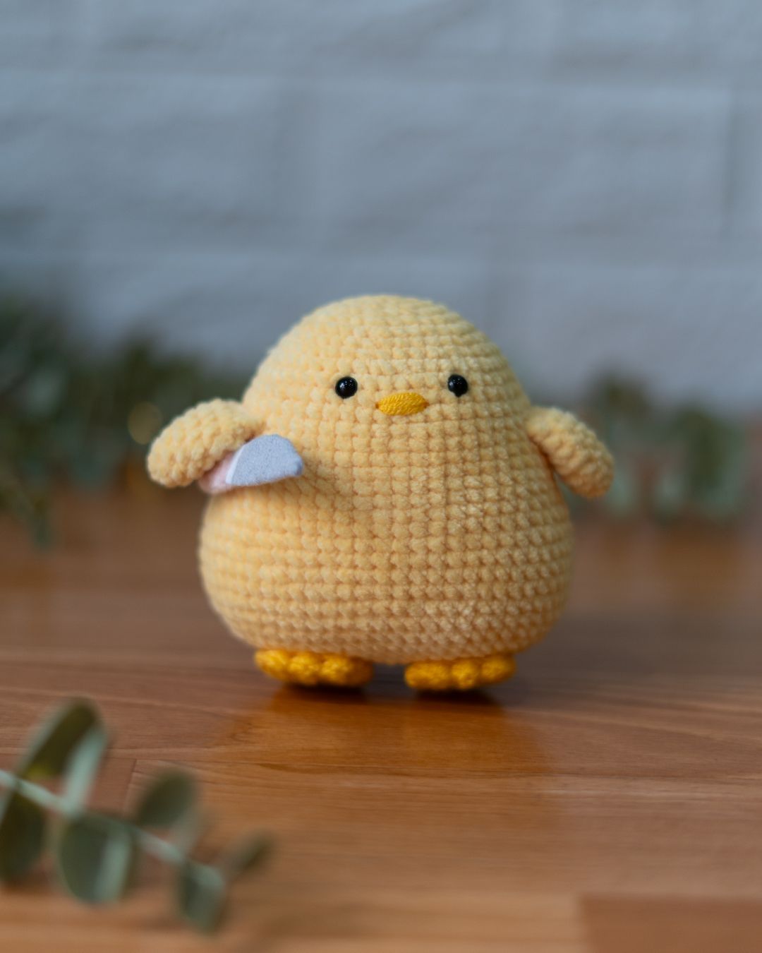 Chick with Knife - Funny Chicken crochet pattern - Amigrumi Doll PDF