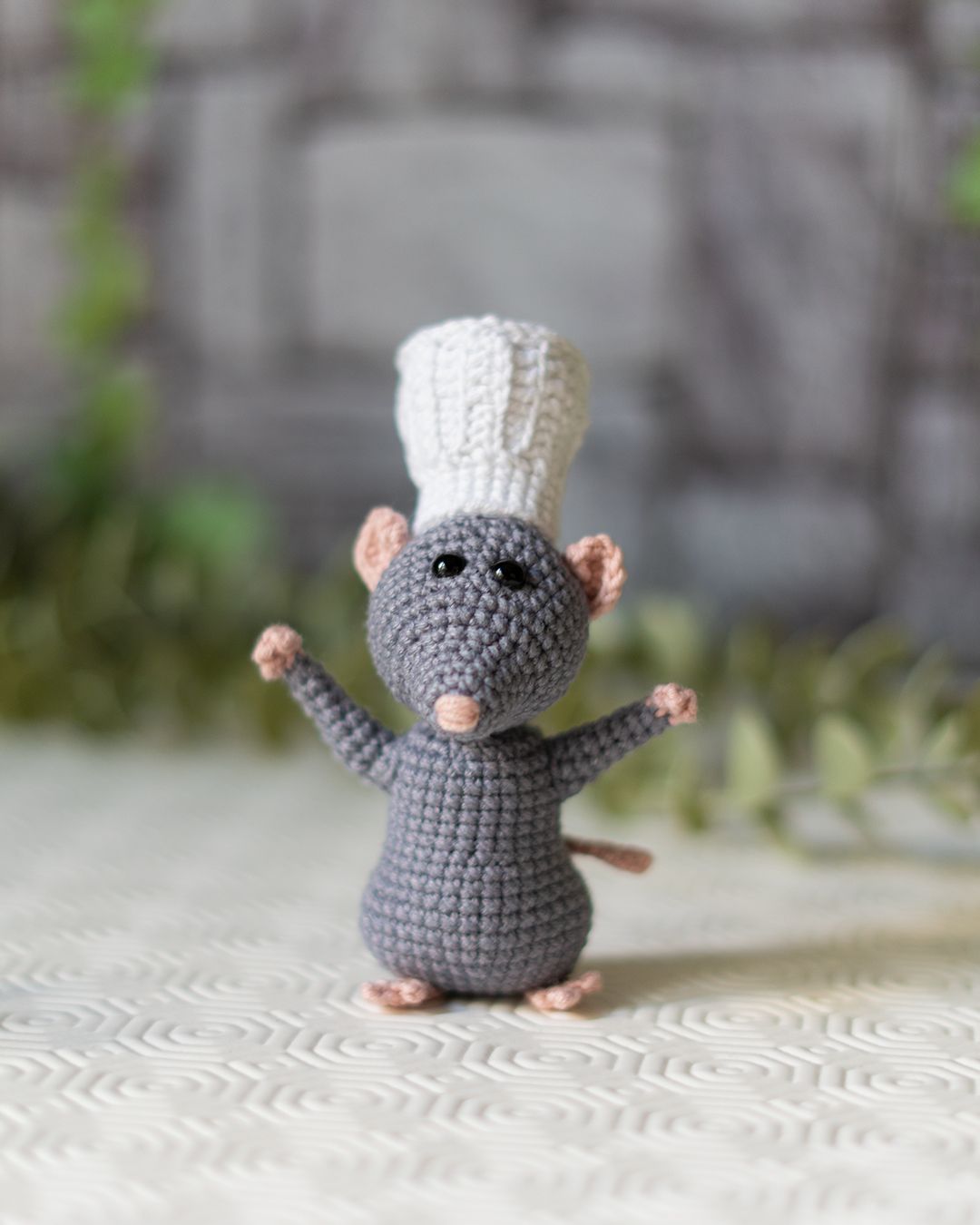 Remy rat chef - Ratatouille crochet pattern - Amigrumi Doll PDF