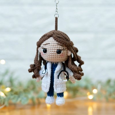 Doctor Girl - Nurse crochet pattern - Amigrumi Doll PDF