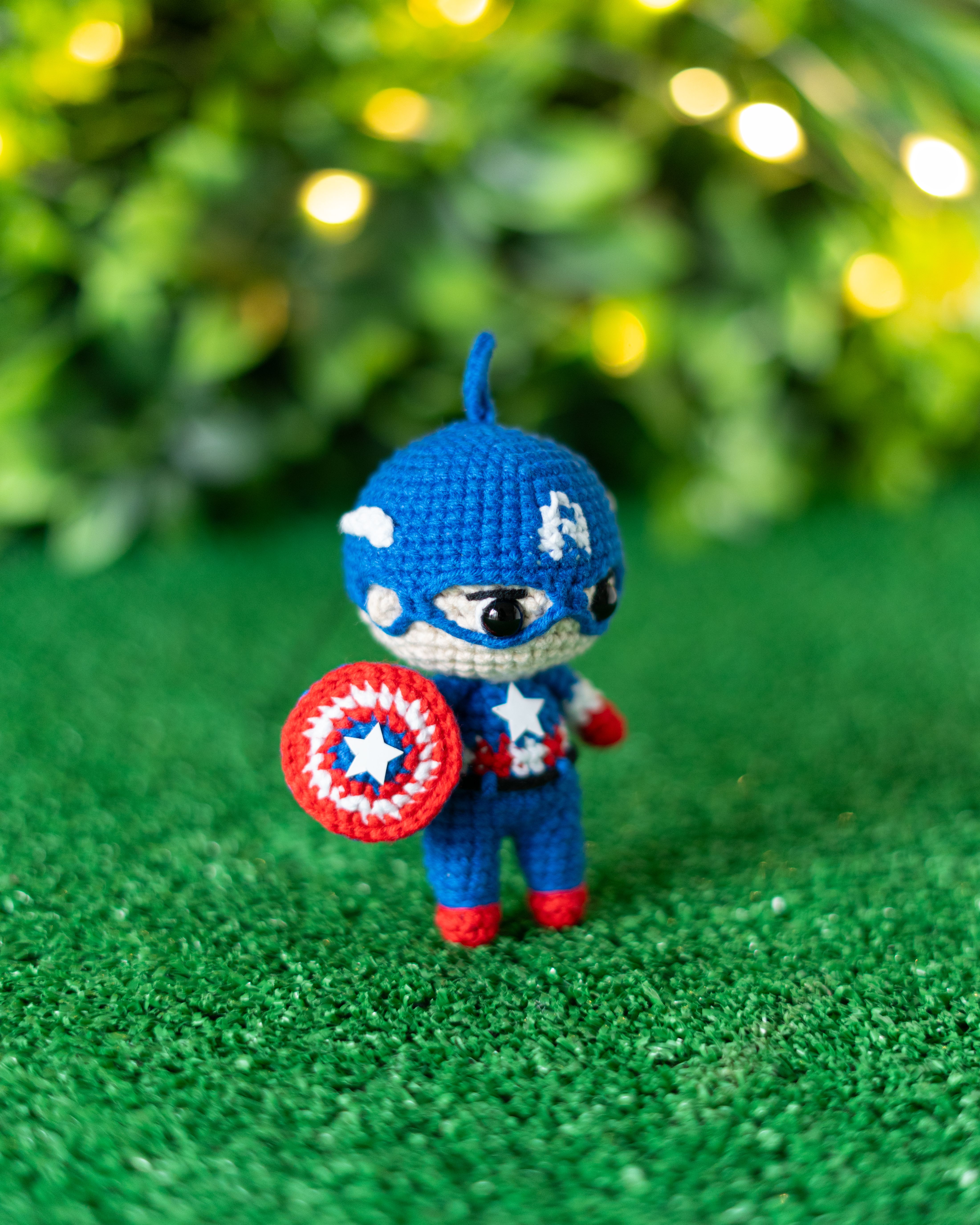 Captain America - Marvel superhero crochet pattern - Amigrumi Doll PDF