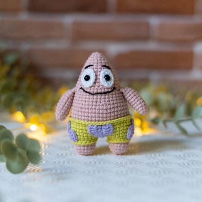 Patrick Star - SpongeBob SquarePants crochet pattern - Amigrumi Doll PDF