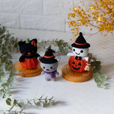 Halloween crochet pattern - Amigrumi Doll PDF
