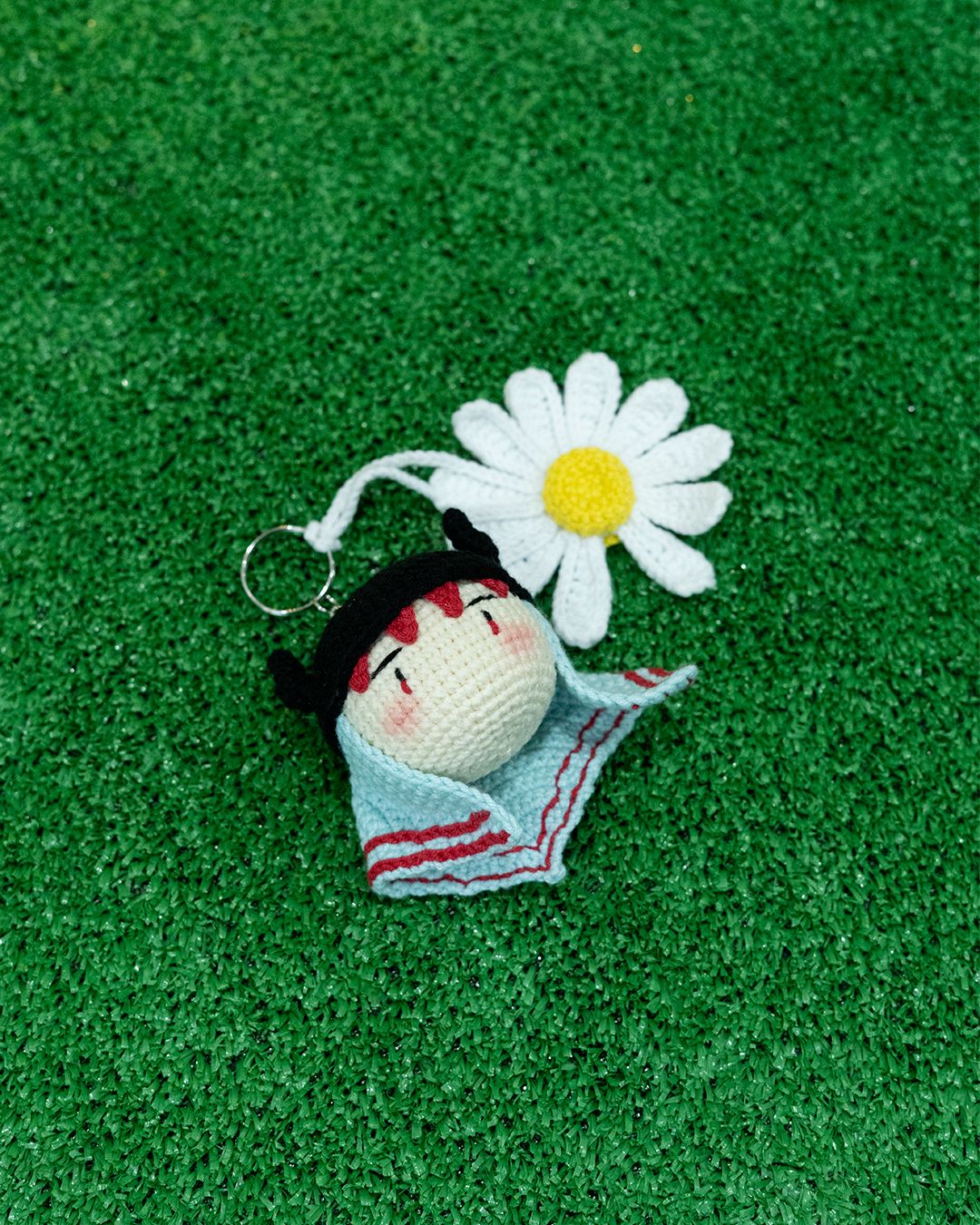 G-Dragon - K-Pop crochet pattern - Amigrumi keychain PDF