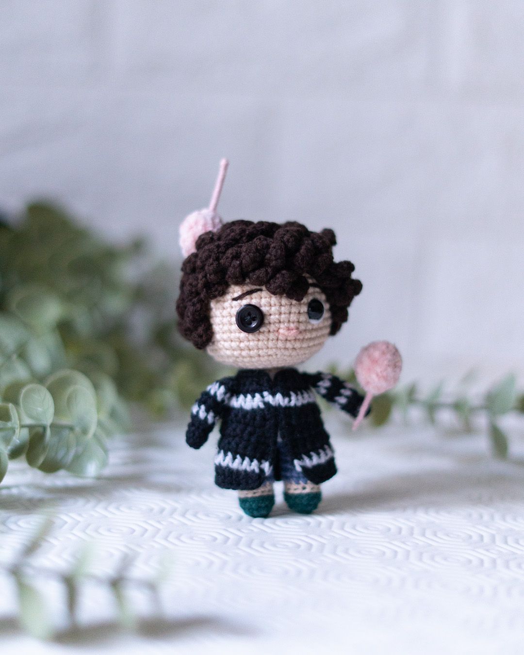Wybie Lovat Crochet Pattern – Amigurumi Coraline-Inspired Doll PDF Tutorial – 13cm Doll – Instant Download
