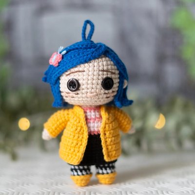 Coraline Jones - Coraline crochet pattern - Amigrumi Doll PDF