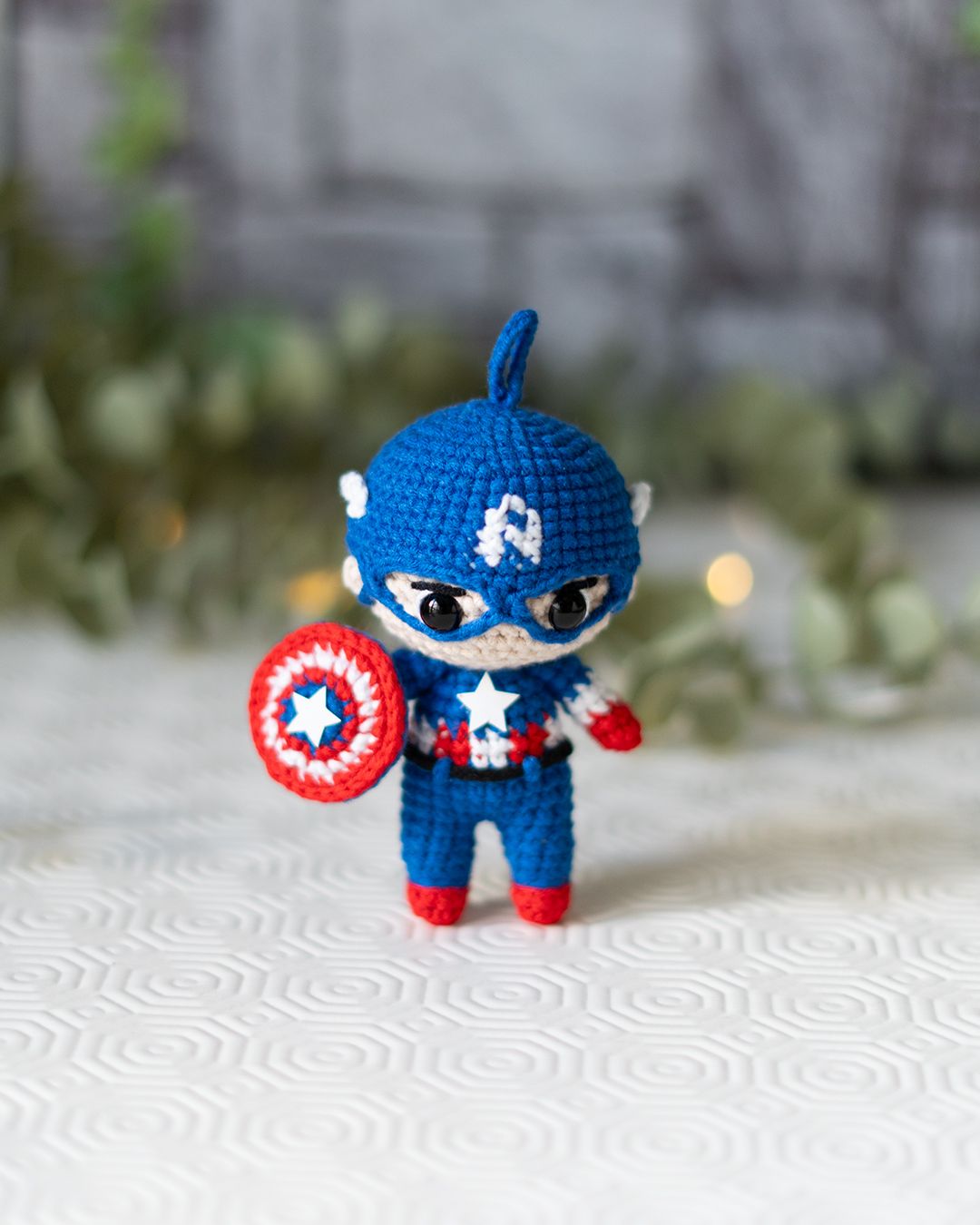 Captain America - Marvel superhero crochet pattern - Amigrumi Doll PDF