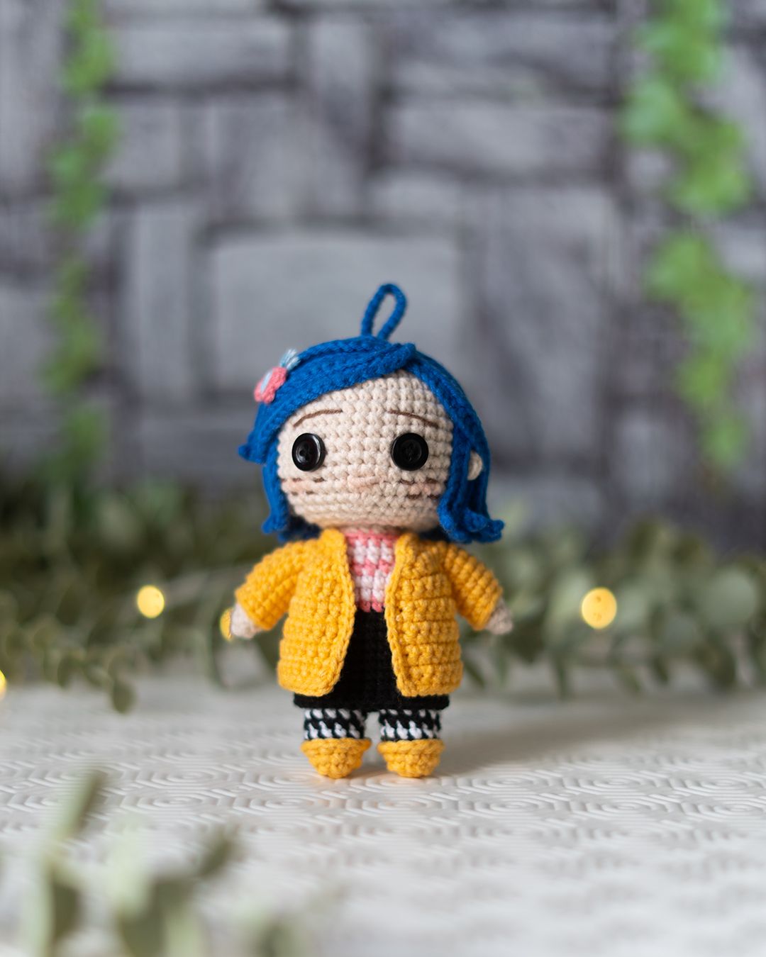 Coraline Jones - Coraline crochet pattern - Amigrumi Doll PDF