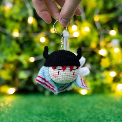 G-Dragon - K-Pop crochet pattern - Amigrumi keychain PDF