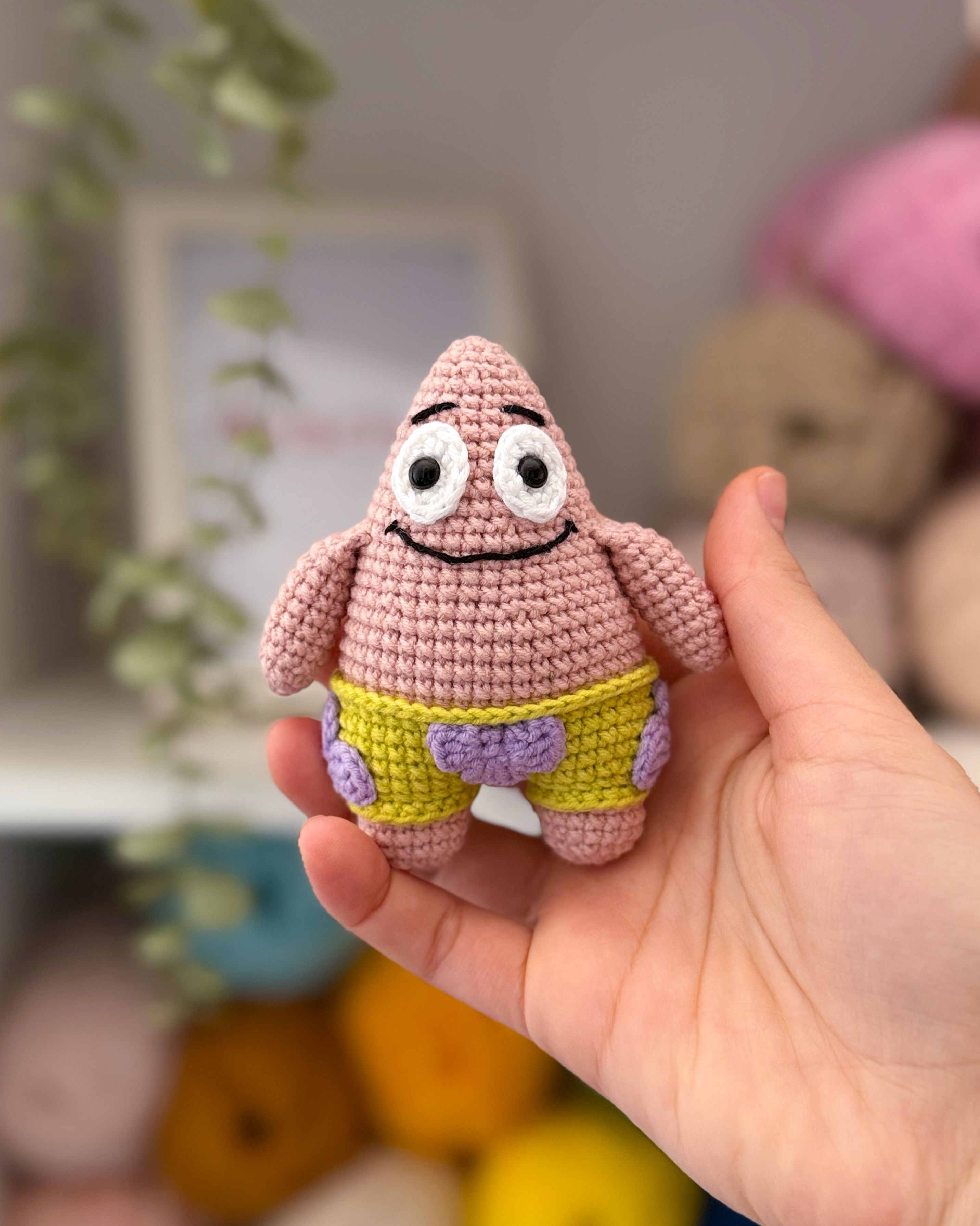 Patrick Star - SpongeBob SquarePants crochet pattern - Amigrumi Doll PDF