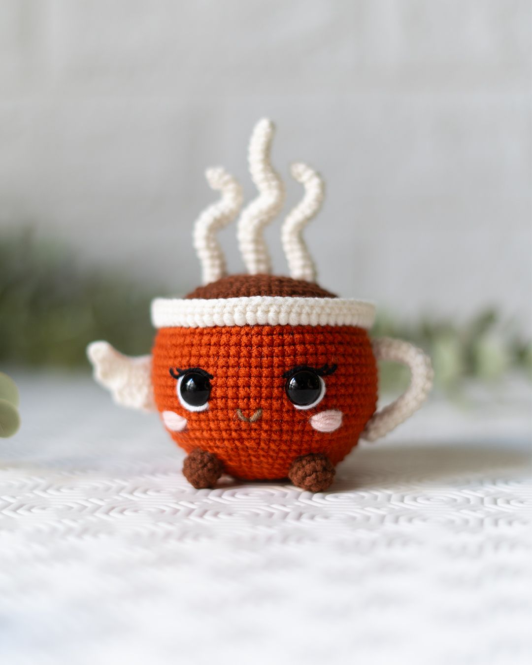 Coffee Cup - cute crochet pattern - Amigrumi Doll PDF